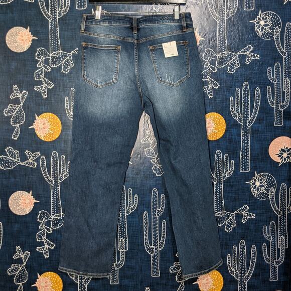 NWT Vigoss Frankie Slim Straight Leg Jeans Dark Wash Women's Size 31 - Picture 9 of 14
